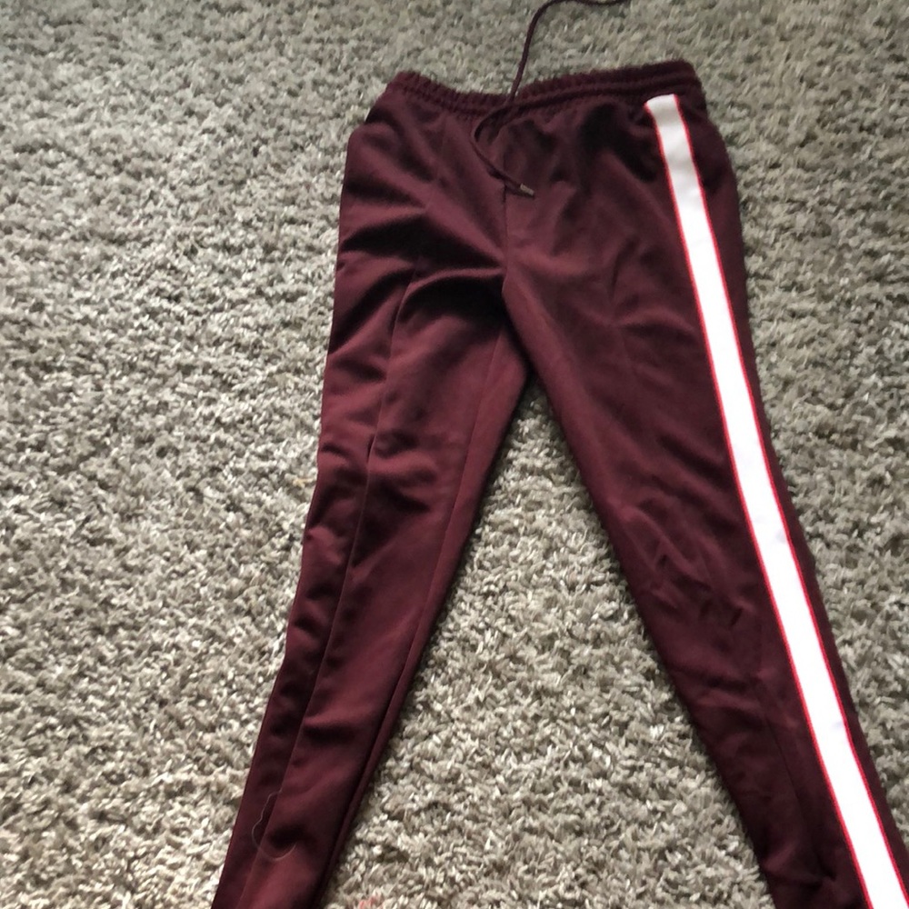 Cute red sweatpants